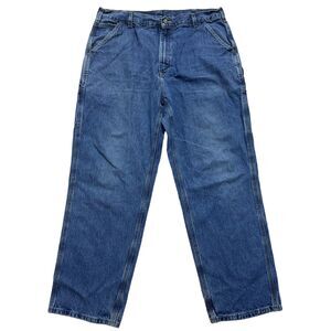 Carhartt Jeans Original Dungaree Fit Men's 38x32 Carpenter Jeans Y2K Workwear